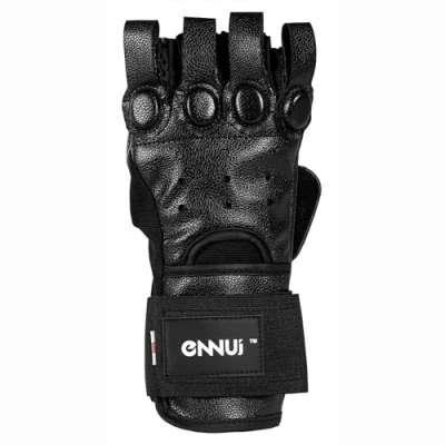 Abbildung von Ennui FSK Glove Handballen und Handknöchelschutz gepolstert Paar schwarz, S