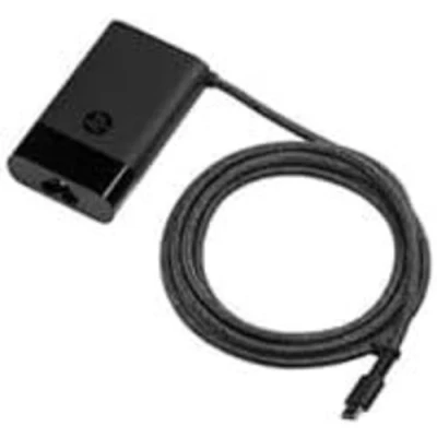 Abbildung von HP 65 W USB C GaN Laptop Netzteil, kompatibel mit PCs Anschluss, Schwarz