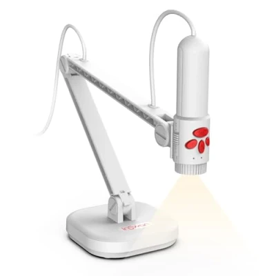 Abbildung von INSWAN INS 3 Abnehmbare USB Dokumentenkamera &amp; Visualizer Mikrofon, Licht, Autofokus, Kompatibel mit Windows, MacOS Chromebook für Live Demos, Fernunterricht Webkonferenzen