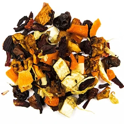 Abbildung von Schrader Früchtetee Andalusische Träume mit Apfelsinen Geschmack ohne Koffein 125g