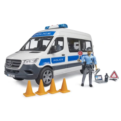Abbildung von Bruder® Spielzeug Auto MB Sprinter Polizei Einsatzfahrzeug mit Light &amp; Sound Modul