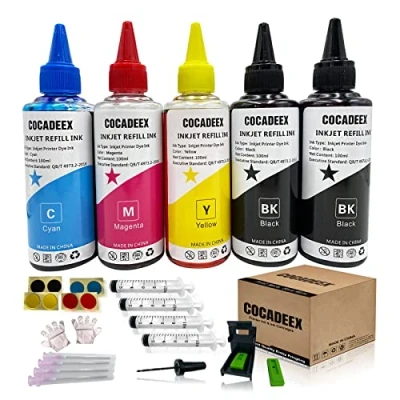 Abbildung von COCADEEX 500 ml Tintenpatronen Set kompatibel mit Canon PG 545 CL 546 545XL 546XL 510 511 543 544