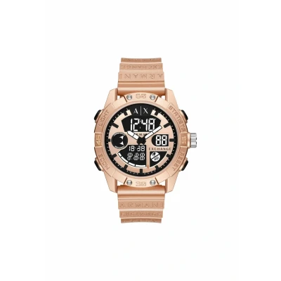 Abbildung von Armani Exchange Chronograph Rose goldcoloured, Herren, Größe: One Size, gold coloured
