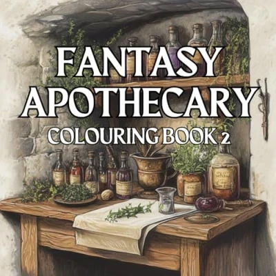 Abbildung von Fantasy Apothecary Colouring Book 2: Apothecary, mystical, fantasy, herbal, witchcraft, medicinal (Fantasy Series, Band 2)