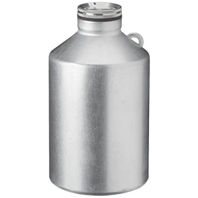 Abbildung von neoLab Aluminiumflasche, UN Zulassung, 26mm Hals, 500mL Kapazität, Silber, 140mm Höhe