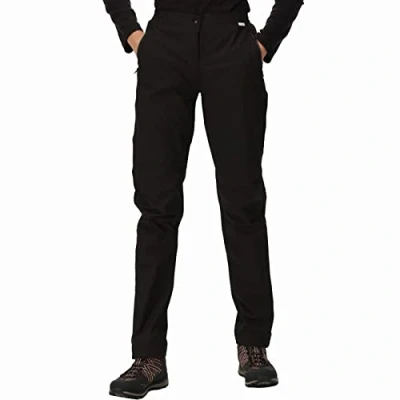 Abbildung von Regatta Damen Women&#039;s Highton Waterproof Overtrousers, Black, M