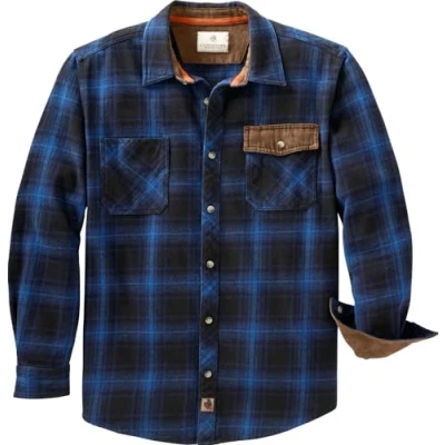 Abbildung von Legendary Whitetails Herren Harbor Schweres Flanellhemd Button Down Shirt, Lakes Plaid, XX Large