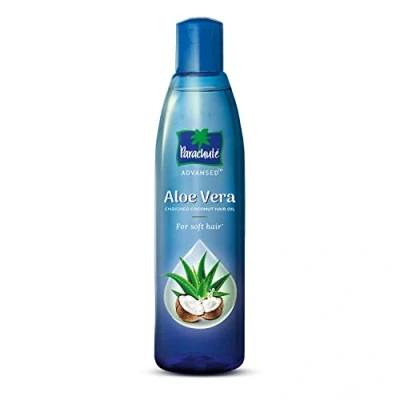 Abbildung von Parachute Advansed mit Aloe Vera angereichertes Kokosnuss Haaröl Hilft bei kräftigem, weichem und seidigem Haar Für alle Haartypen 5,1 fl.oz. (150 ml)
