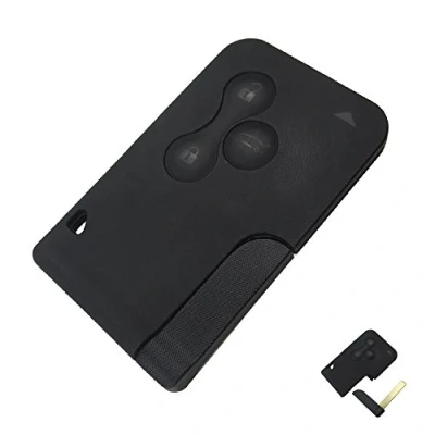 Abbildung von Autoschlüssel Ersatz Fernbedienung Schlüssel Für Autokarte Cle Renault Clio Megane Scenic Schlüsselanhänger Flip smartcard mit 3 Tasten Klinge Phonillico®