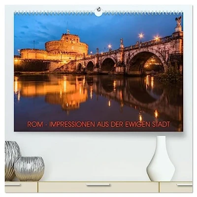 Abbildung von Rom Impressionen aus der ewigen Stadt (hochwertiger Premium Wandkalender 2025 DIN A2 quer), Kunstdruck in Hochglanz