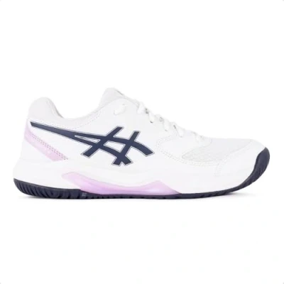 Abbildung von Asics Geldedicate 8 Multicourt Tennisschuh, Damen, Größe: 40.5, White/indigo fog Schuhe