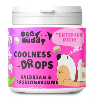 Abbildung von BeG Buddy Coolness Drops für Hunde, natürliche Beruhigung Hund