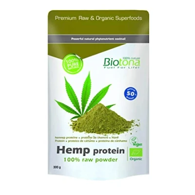 Abbildung von Biotona Hemp Protein 100% Raw Powder 300g
