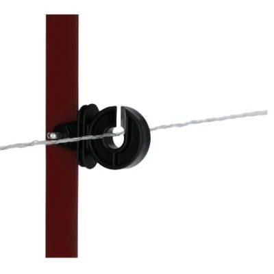Abbildung von Kerbl Schienenisolator 2021 Abgewinkelter Stahlpfosten 25 St