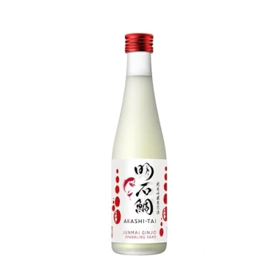 Abbildung von Akashi Sake Brewery Junmai Ginjo Sparkling 7Prozentvol (1 x 0.3 l)