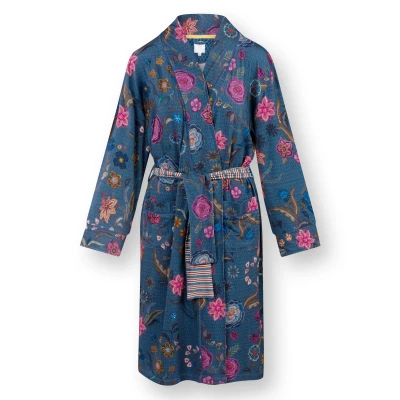 Abbildung von PIP STUDIO Nisha Kimono Flower Blue L