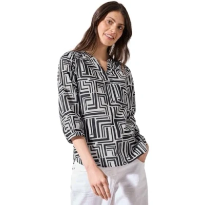 Abbildung von Cecil Damen B345648 Bluse, Universal Blue, XL EU