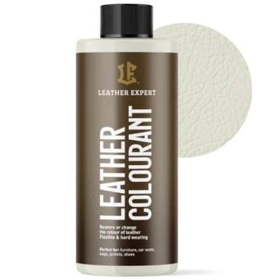 Abbildung von Sehr Deckend Wasser Lederfarbe Elfenbein 500 ml Leather Paint für Natur und ÖkoLeder Dye Ohne Alkohol alle Lederaccessoires Reißt oder Blättert Nicht ab