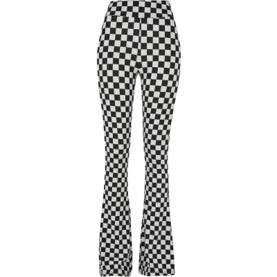 Abbildung von Urban Classics Damen Checked Leggings Hosen, Damen, Größe: 5XL, Black lightasphalt