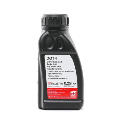 Abbildung von FEBI BILSTEIN DOT 4 26746 Bremsflüssigkeit 0,25 250 VOLKSWAGEN: GOLF Cabrio, 2, 1 Cabriolet, OPEL: Vivaro A Kastenwagen, Astra G CC
