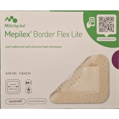 Abbildung von Mepilex Border Flex Lite, 4 x 5 cm, 10 stück