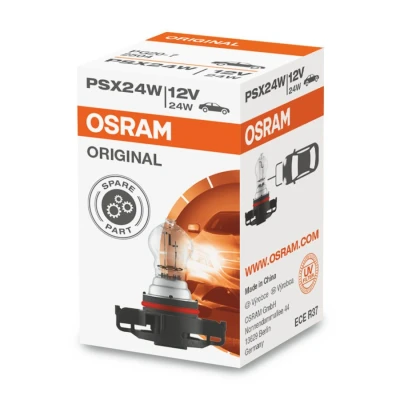 Abbildung von OSRAM ORIGINAL LINE 2504 Glühlampe, Blinkleuchte 12 24 PSX24W PEUGEOT: 207 Schrägheck, 208 I 5008 I, MINI: Clubman, Cabrio