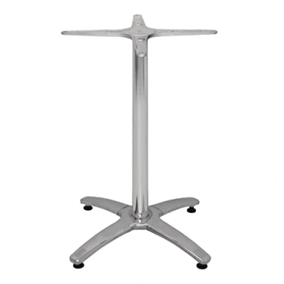 Abbildung von Bolero dn641 Vier bein Tisch Boden, Aluminium, 680(H) x 650(L) 650(W)mm