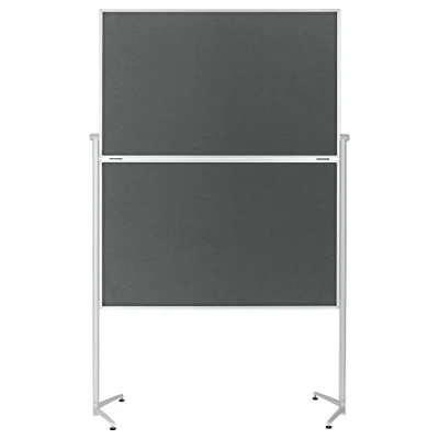 Abbildung von Magnetoplan Moderationstafel 1151301 klappbar Filz grau