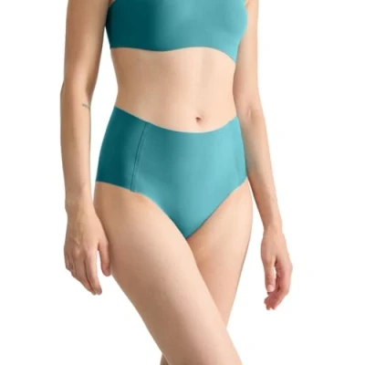 Abbildung von Sloggi FEEL HIGH Waist Slip, Damen, Größe: Small, Turquoise