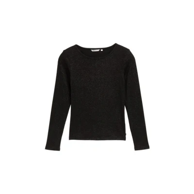 Abbildung von TOM Tailor Denim MIT Struktur Langarmshirt, Damen, Größe: Small, Deep black