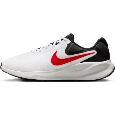 Abbildung von Nike Performance Revolution 7 Laufschuh Straße, Herren, Größe: 44, White/fire red/black/photon dust/team red Schuhe