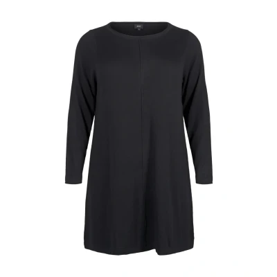 Abbildung von Zizzi Strickkleid AUS Baumwoll Strickkleid, Damen, Größe: 42/44, Black