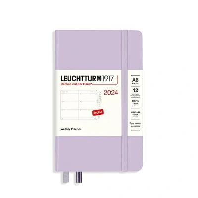 Abbildung von LEUCHTTURM1917 367731 Wochenkalender &amp; Notizbuch Pocket (A6) 2024, 12 Monate, Lilac, Englisch