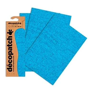 Abbildung von Decopatch Papier No. 302 (blau, 395 x 298 mm) 3er Pack