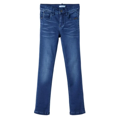 Abbildung von NAME IT Jungen Nkmtheo Xslim Jeans 1507 cl Noos Hose, Dark Blue Denim, 98 EU
