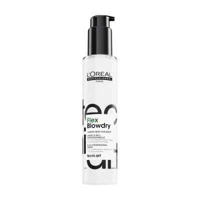 Abbildung von L&#039;Oréal Professionnel Pre Styling Föhncreme mit 10 in 1 Vorteilen bei allen Haartypen, Hitzeschutz bis zu 230C, Tecni.ART, Flex Blow Dry, 150m