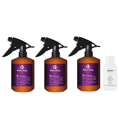 Abbildung von Bettina Barty Mulberry &amp; Lemongrass Raumduft 3 x 500 ml + Marbert Enzyme Peeling Puder 10 g Gratis