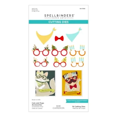 Abbildung von Spellbinders Cats and Pugs Accessories Etched Dies (S4 1345)
