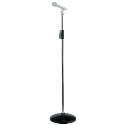 Abbildung von Manfrotto Mikrofon Stativ Chrom Silber