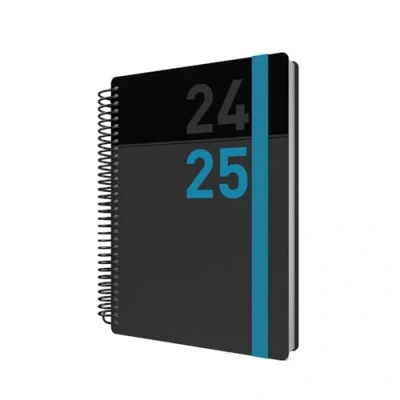 Abbildung von Collins Delta Jahresplaner, A5, Tagesansicht, akademisches Jahr 202425, Blau, Tageszeitschrift für Schüler, Lehrer und Akademiker, FP51M.60 2425, August 2024 bis 2025