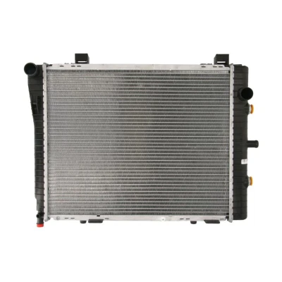Abbildung von NRF 50593 Kühler, Motorkühlung Aluminium 518 415 33 mit Anbauteilen Kühlrippen gelötet MERCEDES BENZ: C Klasse Limousine, CLK Coupe, T modell