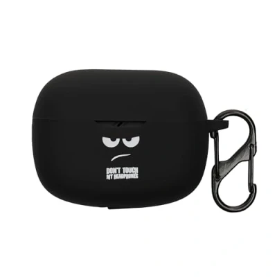 Abbildung von kwmobile Hülle kompatibel mit JBL Wave Beam Silikon Kopfhörer Schutzhülle Case Cover Weiß Schwarz