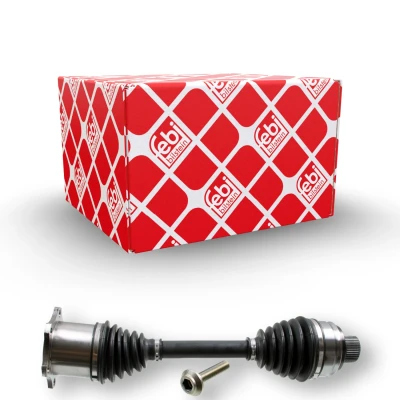 Abbildung von FEBI BILSTEIN 182885 Antriebswelle Vorderachse rechts, links mit Schraube AUDI: A5 B8 Sportback, A4 Avant, Allroad