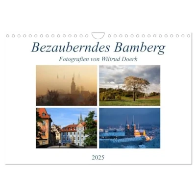 Abbildung von Bezauberndes Bamberg (Wandkalender 2025 DIN A4 quer), CALVENDO Monatskalender