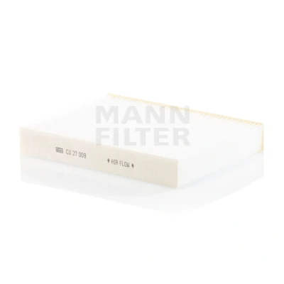Abbildung von MANN FILTER CU 27 009 Innenraumfilter Partikelfilter 262 195 38 RENAULT: SCENIC 3, GRAND Trafic 3 Kastenwagen, OPEL: Vivaro B Kastenwagen