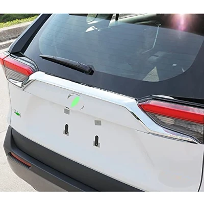 Abbildung von HIGH FLYING für RAV4 XA50 2019 2022 Obere Chrom Heckklappen Zierleiste Verchromt 1 Stück ABS Kunststoff