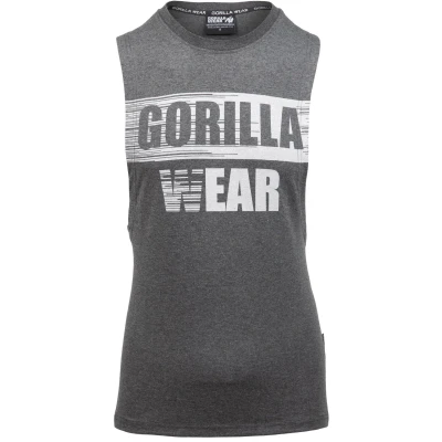 Abbildung von Gorilla Wear Lopez DROP Top, Herren, Größe: XXL, Dark gray