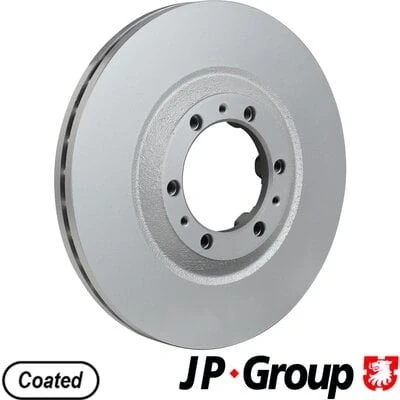 Abbildung von JP GROUP 1263103100 Bremsscheibe Vorderachse 280 26 6 Belüftet beschichtet OPEL: Frontera B SUV, A Sport SUV Cabrio