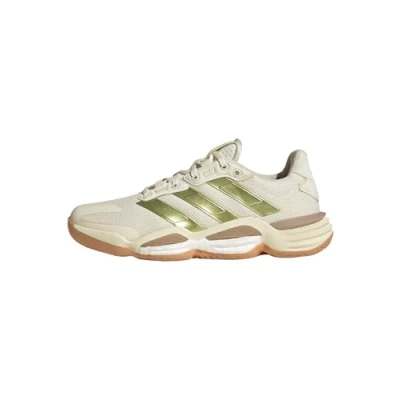 Abbildung von adidas Damen Stabil 16 Indoor Shoes Sportliche Schuhe, Off White/Gold met./Crystal Sand, 43 1/3 EU
