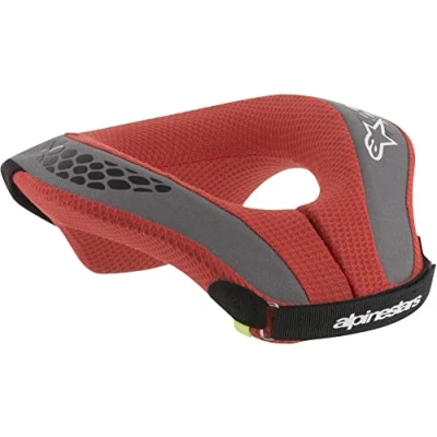 Abbildung von Alpinestars Boy&#039;s Sequence Youth Nackenrolle, Schwarz/Rot, Größe L/XL